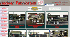 Desktop Screenshot of hecklerfabrication.com